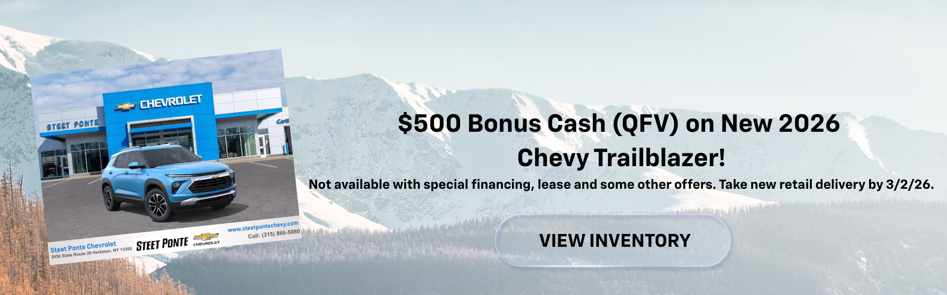 2026 Trailblazer Bonus Cash 