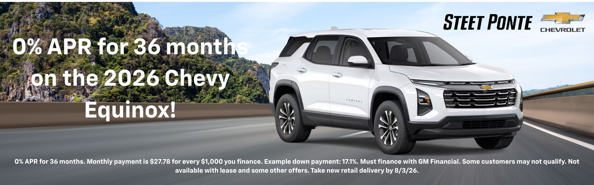 July 2026 APR offer Equinox