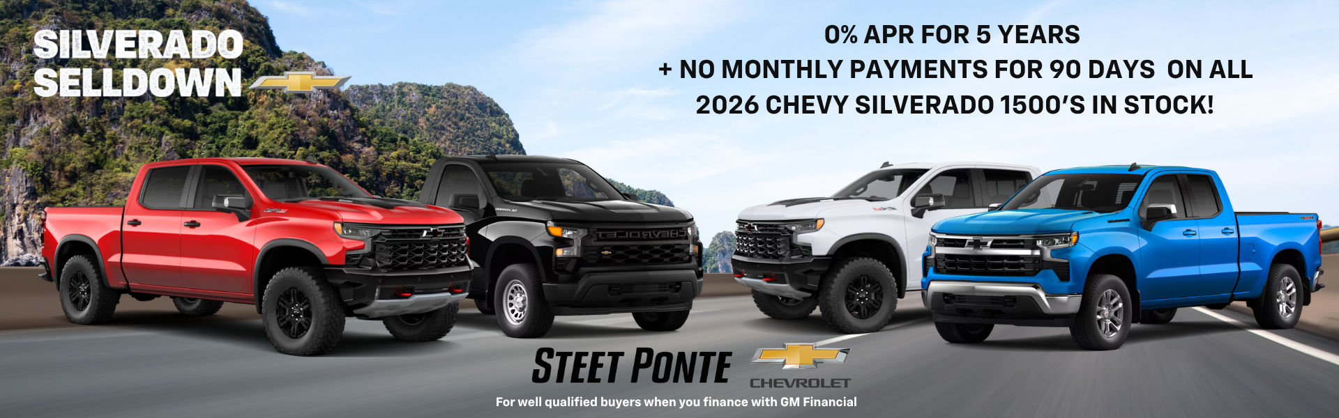 Silverado Selldown 0% Chevy Silveardos