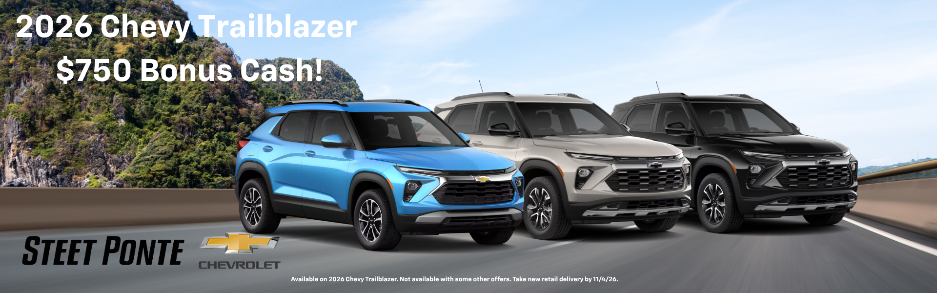 2026 Trailblazer $750 Bonus Cash