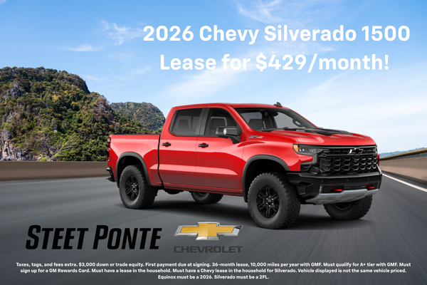 2026 Silverado August Offer
